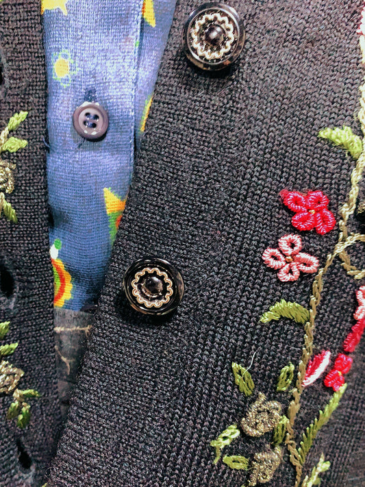 🇯🇵日本古著|刺繡玫瑰外套
🔎ss-vin005