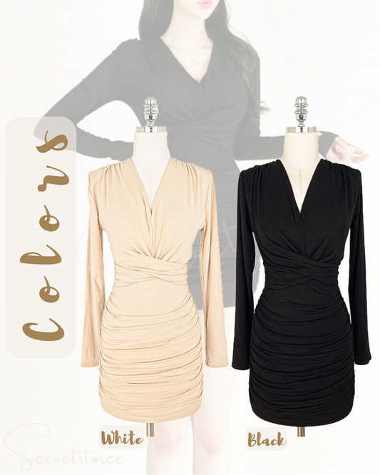 🇯🇵日本|性感顯瘦修腰扭褶洋裝(2色入)
★ 產品編號🔎 SS-s2fg1717