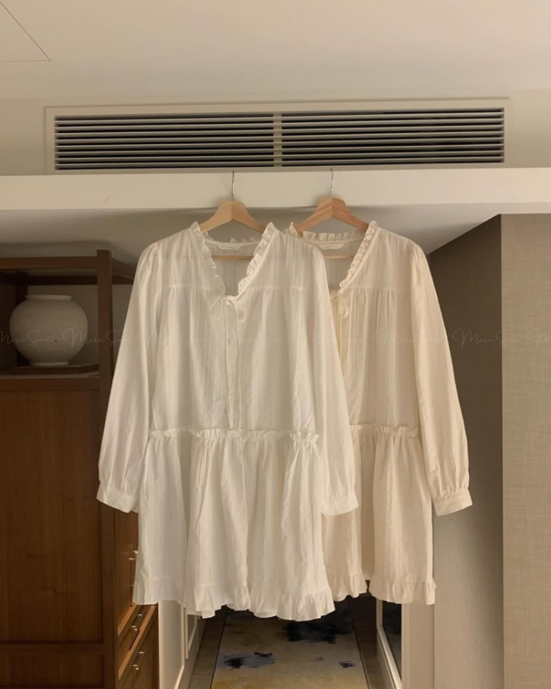 🇰🇷KOREA
♥ 仙女感滿滿棉麻連身裙(2色入) SS-KSS99182518