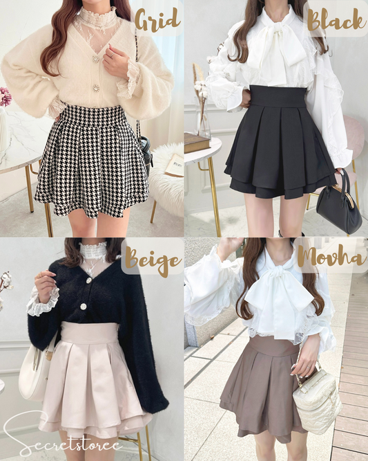 🇯🇵Japan|Instantly change into long legs and slim high waist flared skirt SS-978693