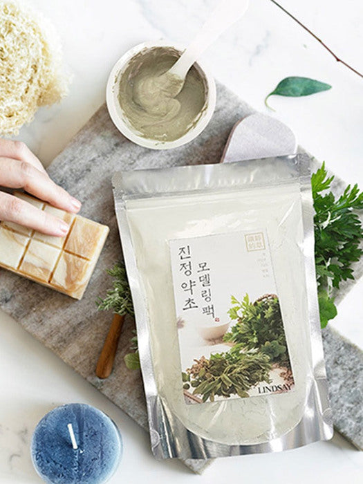 🇰🇷韓國 LINDSAY Soothing Herb Modeling Mask 舒緩消炎藥草軟膜粉 面膜粉 린제이 진정약초 모델링팩