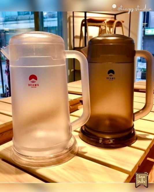 🇯🇵 JAPAN ♥ Beams Japan X 本間冬治工業聯承 冷水壺 別注版 ◍ 2色入 🧾 ɪᴛᴇᴍ ɴᴏ.:jr0159(水壺) 及 jr0160(承托盤)