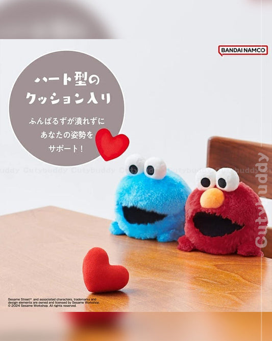 🇯🇵Japan♡Seasame Street Sesame Street Improve Sitting Doll (Elmo / Cookie Monster) Sesame Street Funbarus Plush ふんばるず