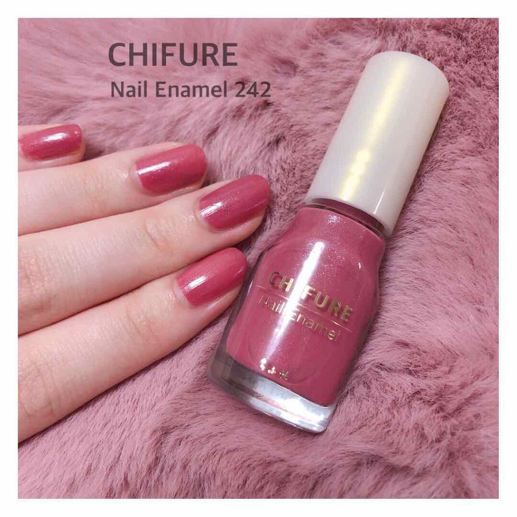 🇯🇵日本 CHIFURE 指甲油 nail polish ちふれ ネイル エナメル 242