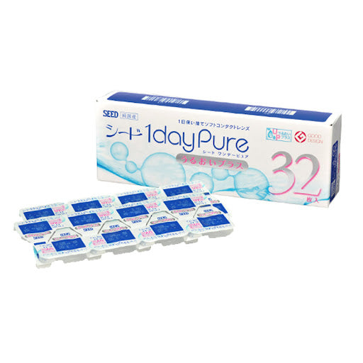 🇯🇵Japan♥ SEED 1Day Pure Moist Clear Daily Clear Disposable Contact Lens (Clear Contact lens) シードコンタクトレンズ