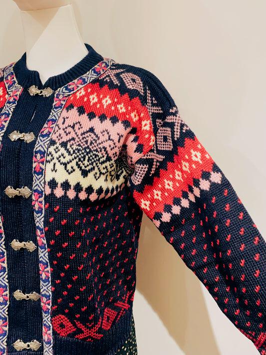 🇪🇺歐美古著|VintageClothes - 圖騰民族紋冷外套 Coat 🔎 ss-vin383