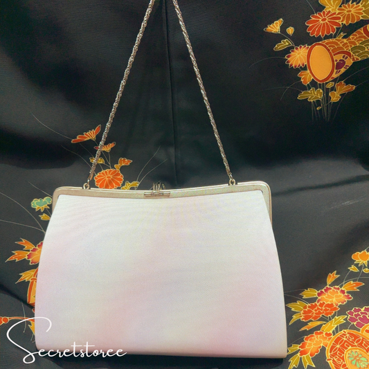 🇯🇵日本古著|金襴錦織西陣織和裝手袋 口金包 🔎ss-vin016