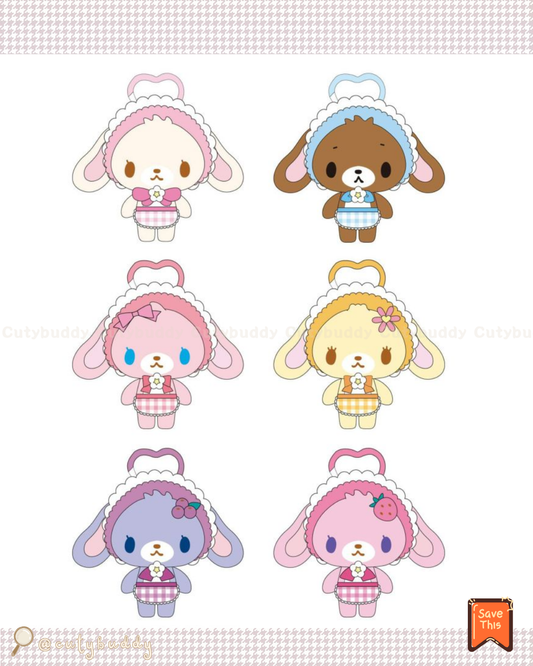 (2月18日截單) 🇯🇵日本預訂 ♡ SANRIO NIC x Sugarbunnies 系列💗 吉祥物糖果兔登山扣 (6款)