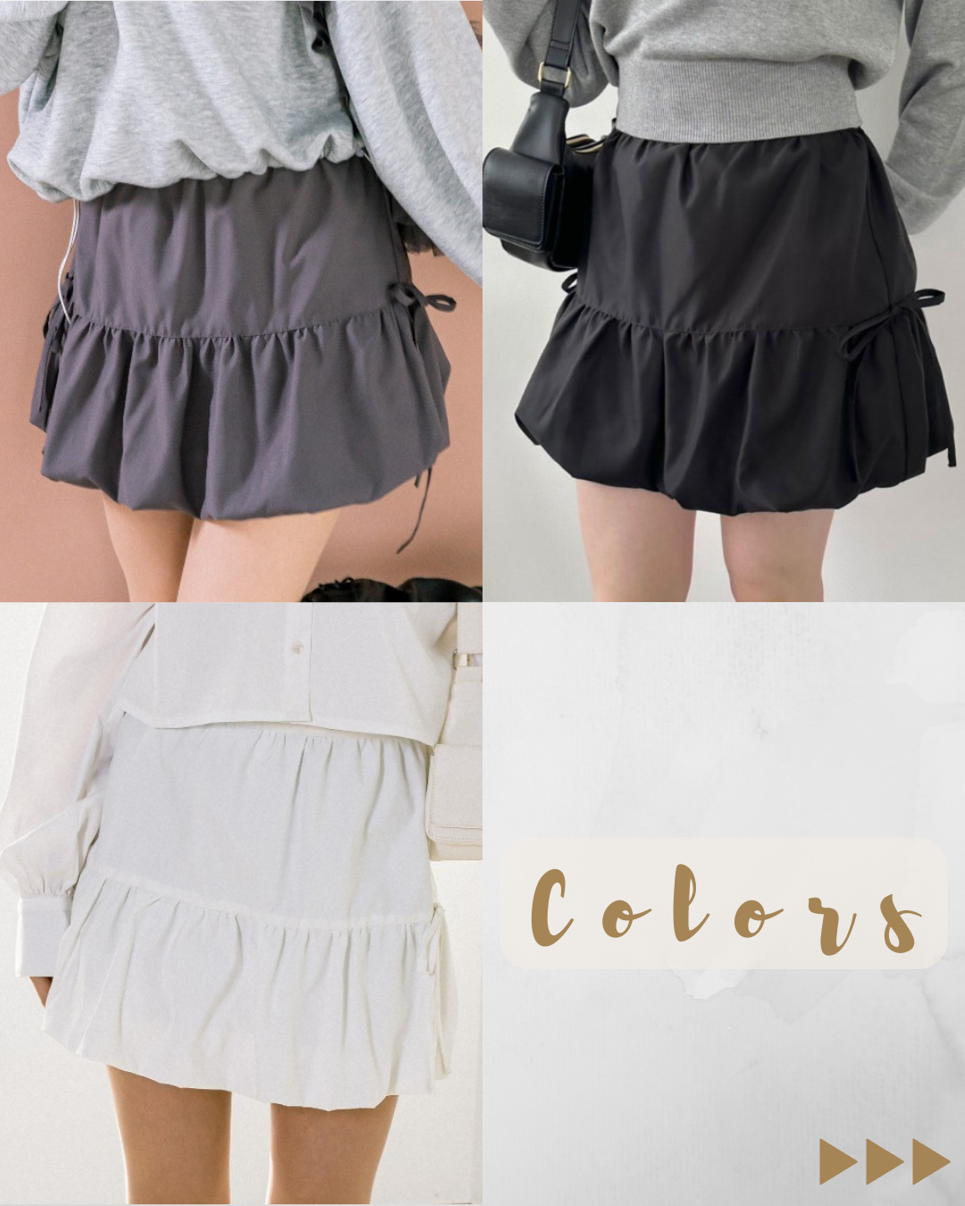 🇯🇵Japan|Fluffy Balloon Mini Skirt (3 Colors)
★ Product number 🔎 SS-odo1041010070