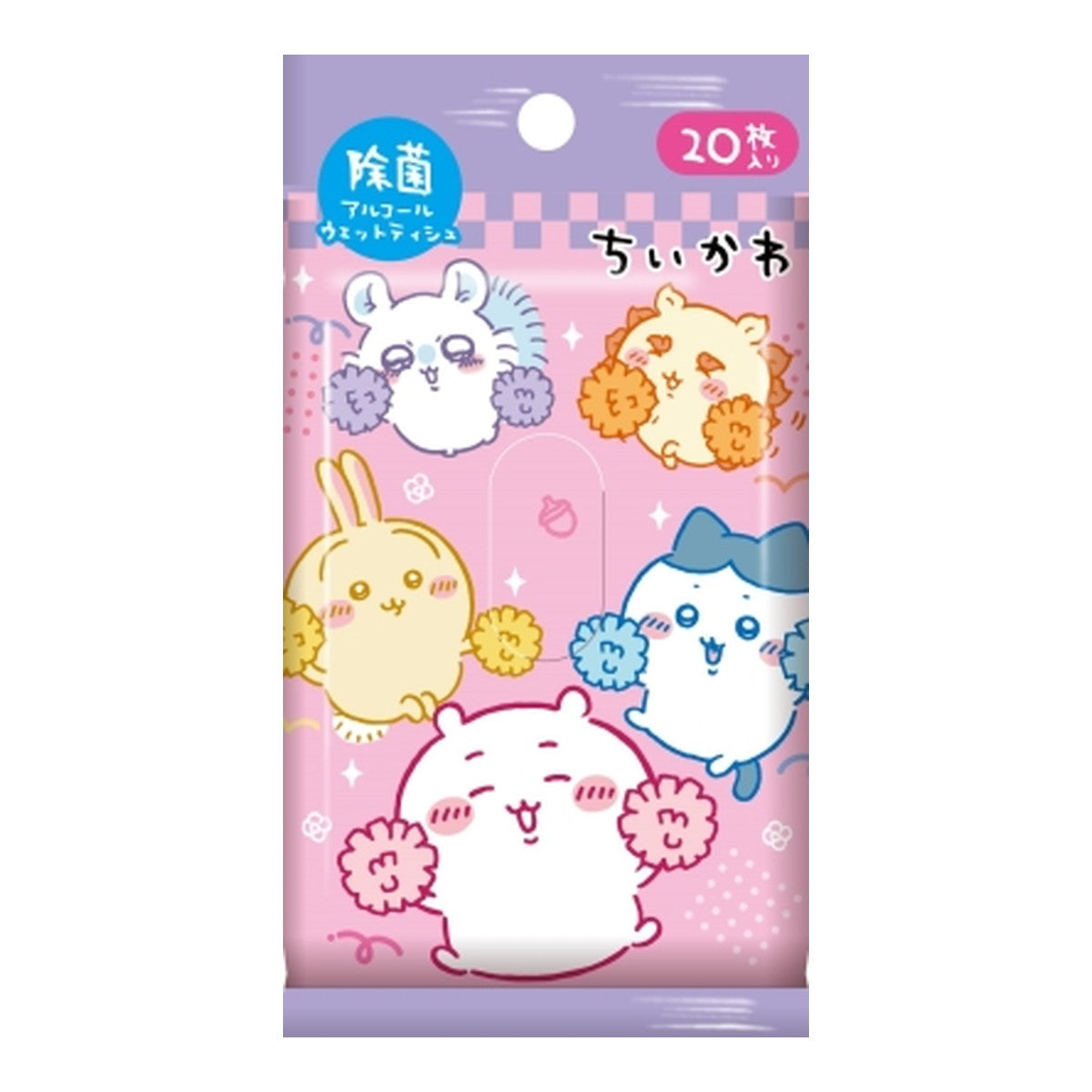 🇯🇵Japan's DAIREI CHIIKAWA Chiikawa Disinfecting Alcohol Wet Wipes 20 pieces Chiikawa Disinfecting Alcohol Wet Wipes 20 pieces