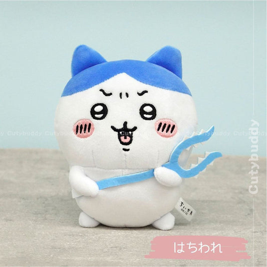 🇯🇵Japanese Nagano Chiikawa Potetama Crusade Series Plush Dolls (Steel-forked cat & steel-forked cutie) ちいかわぽてたまぬいぐるみ