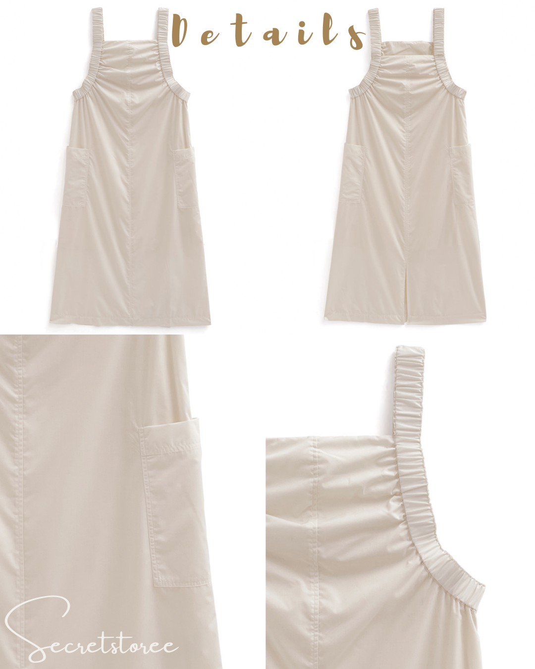 🇯🇵Japanese gathered shoulder casual dress one piece
★ Product Code 🔎 SS-jgan1556