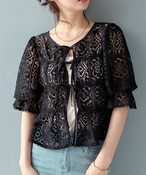 🇯🇵日本 鉤編蕾絲褶飾上衣
◇ Crochet lace shirred top
🔎 ɪᴛᴇᴍ ɴᴏ.: SS-js2551106020