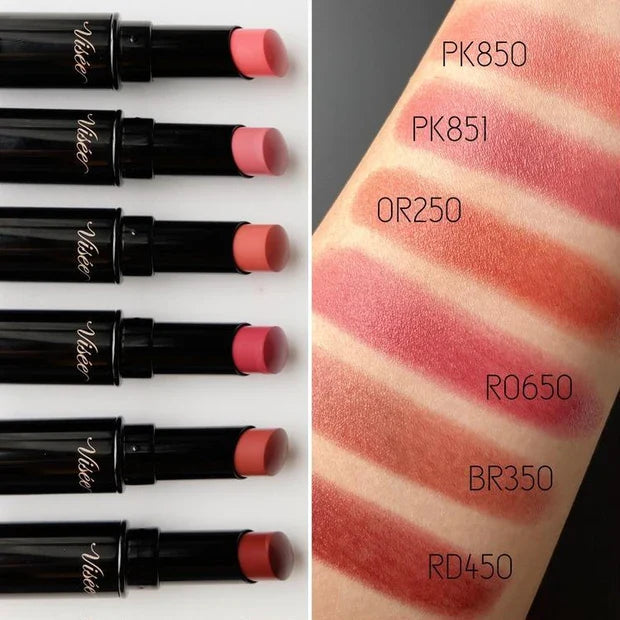 🇯🇵Japan|Unique formula, lip color lasts for 8 hours|VISEE Nenmaku Fake Rouge Lipstick Light glossy non-fading lipstickヴィセネンマクフェイクルージュ