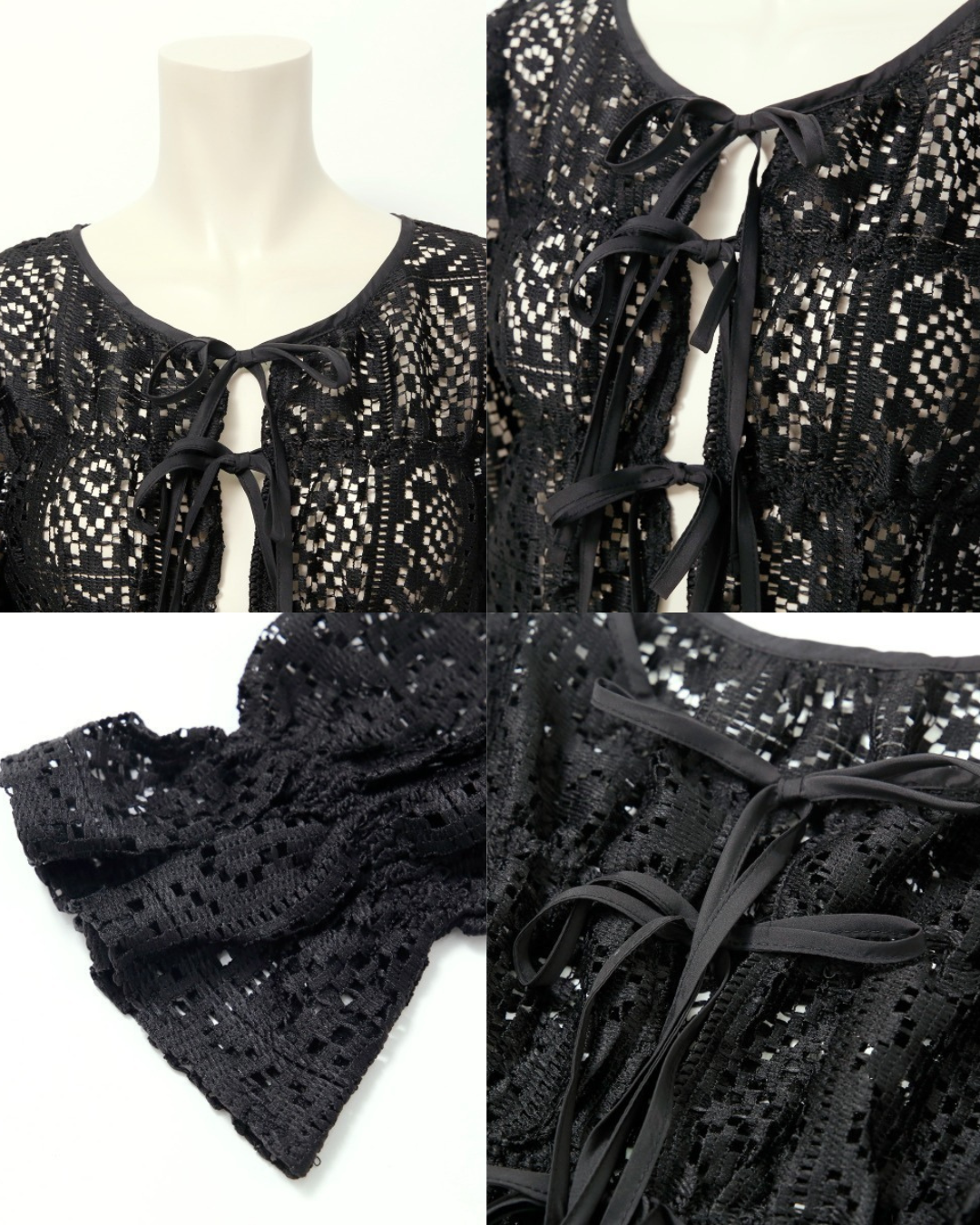 🇯🇵Japanese crocheted lace pleated top
◇ Crochet lace shirred top
🔎 ɪᴛᴇᴍ ɴᴏ.: SS-js2551106020