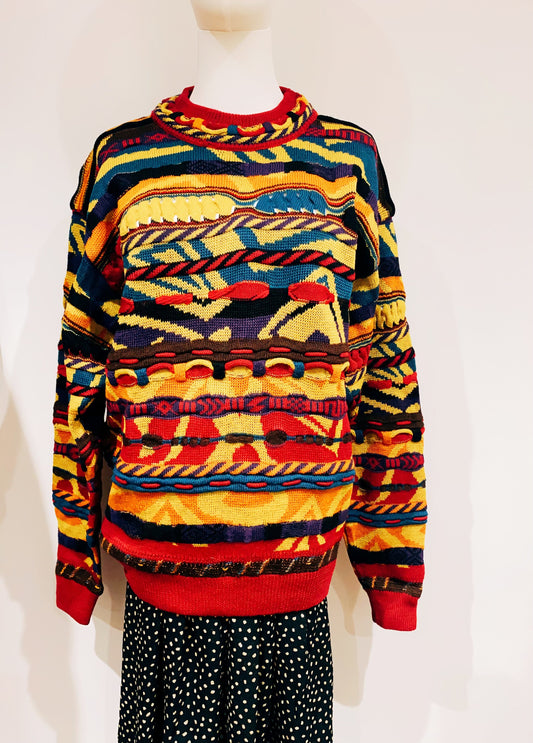 🇯🇵日本古著| VintageClothes -
古瓜紋冷衫 Notorious Sweater Coogi style 🔍ss-vin378