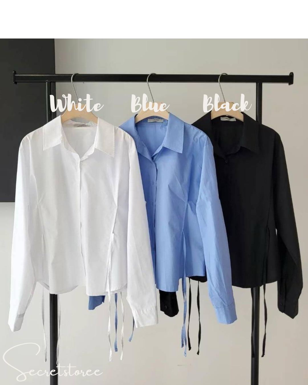 🇰🇷Korea|Sexy Waist Bow Shirt (3 Colors)
★ Product number 🔎 SS-ks4fc02920