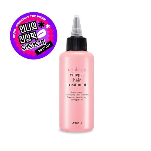 🇰🇷韓國|順滑閃亮的秀髮GET|APIEU Raspberry Vinegar Hair Treatment 覆盆子果醋營養清爽護髮素 라즈베리 식초 헤어 트리트먼트