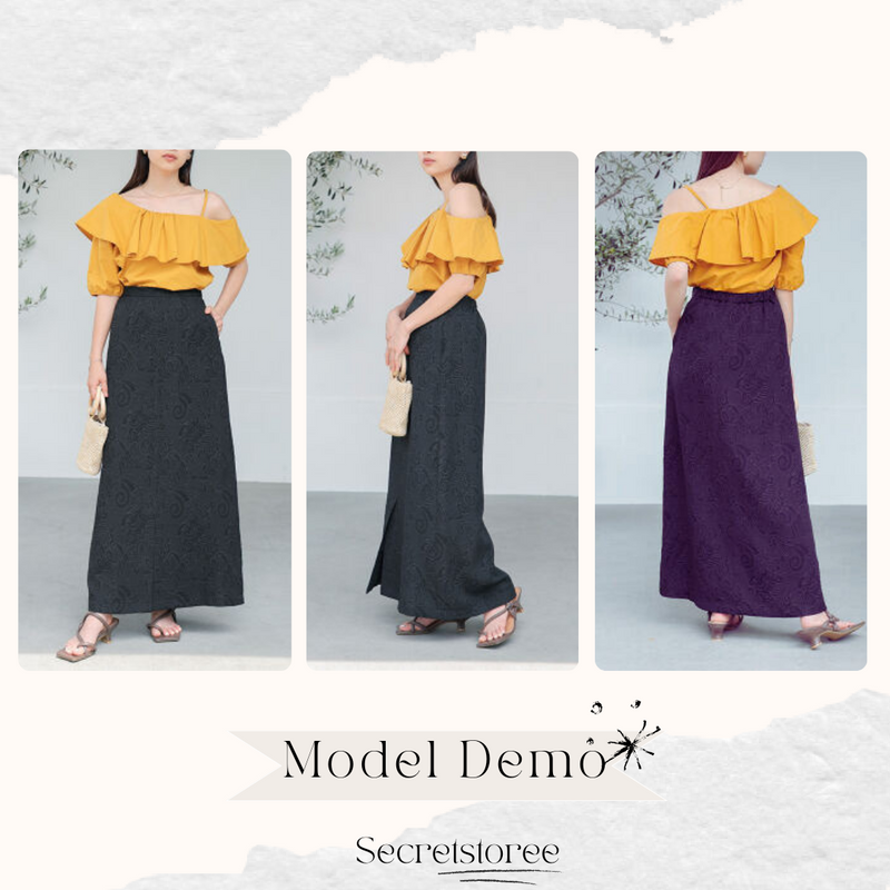 🇯🇵Japan|Asymmetrical off-the-shoulder shirt with exposed collarbone SS-6320152