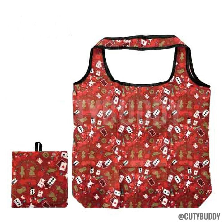 🇯🇵日本 ALICE摺疊環保袋 ALICE eco bag アリス エコバッグ 赤の女王 レッド