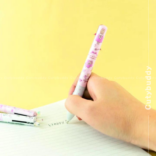 🇯🇵Japanese SANRIO MARRONCREAM two-color pen サンリオマロンクリームmimiペン