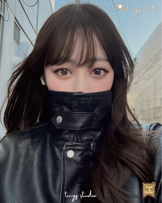 🇯🇵JAPAN ♥ Faux Fur Collar Leather Bomber Jacket✨Versatile Chic! 毛領皮革夾克外套✨一衣多穿!穿出日系微甜帥氣感!🔎 ɪᴛᴇᴍ ɴᴏ.: jg1988