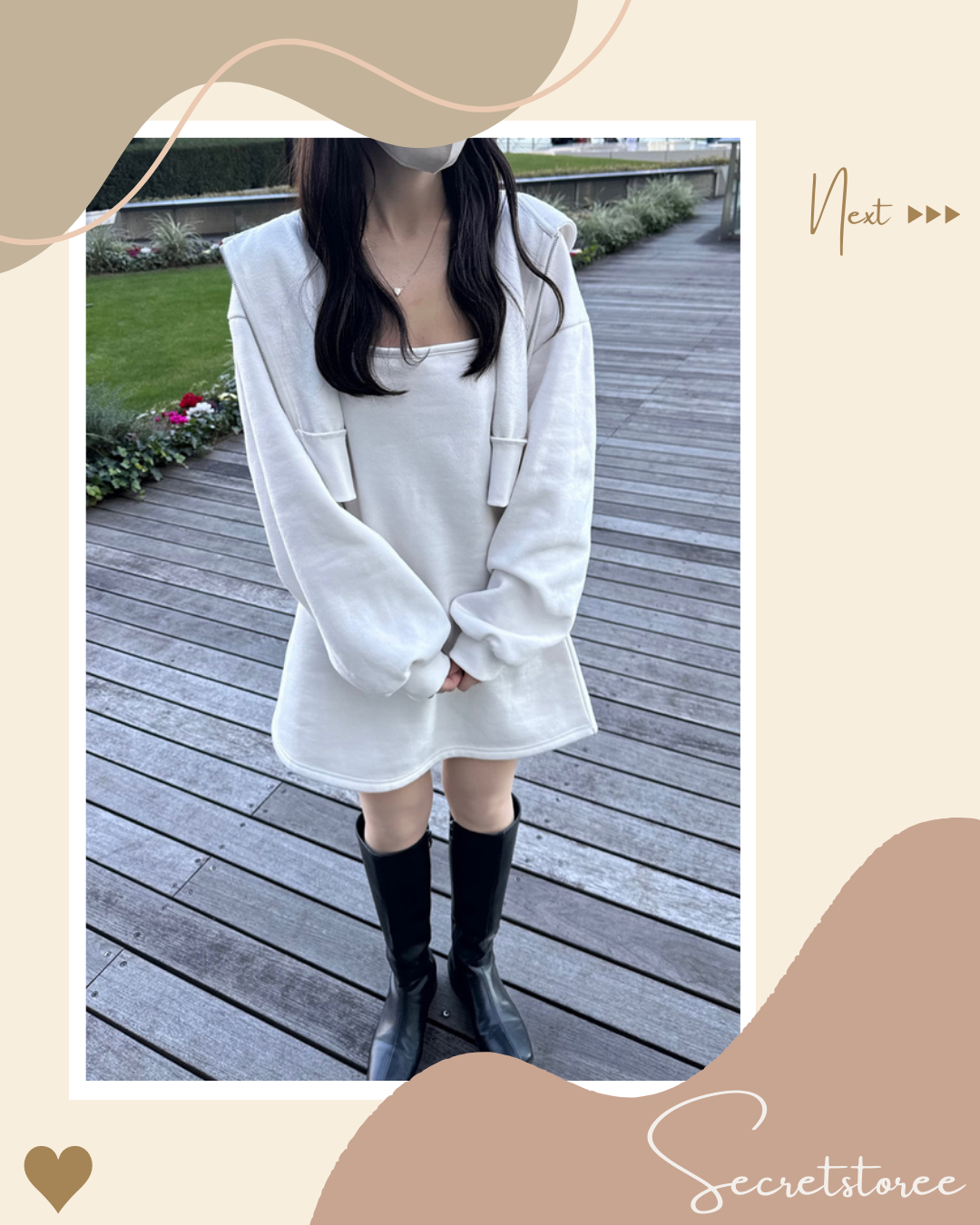 🇯🇵日本｜短版連帽衫 x 吊帶洋裝運動套裝（4色）SS-gpm03660