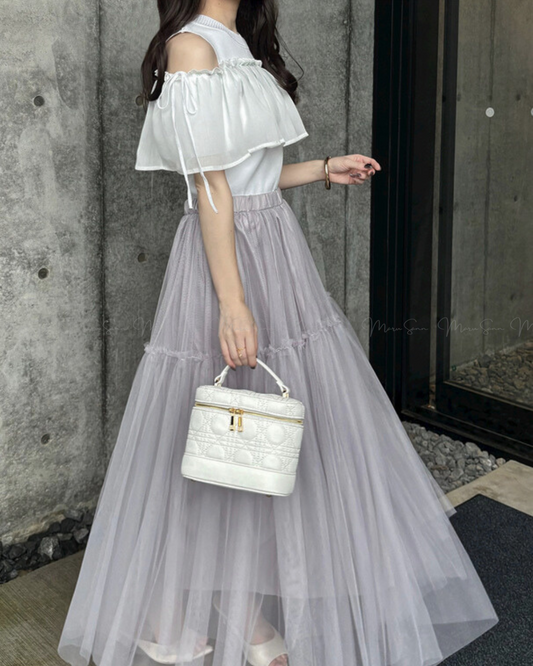 🇯🇵Japan 2-way shoulder open knit blouse ◇ Japan 2-way shoulder open knit blouse🔎 ɪᴛᴇᴍ ɴᴏ:SS-jgmb15730