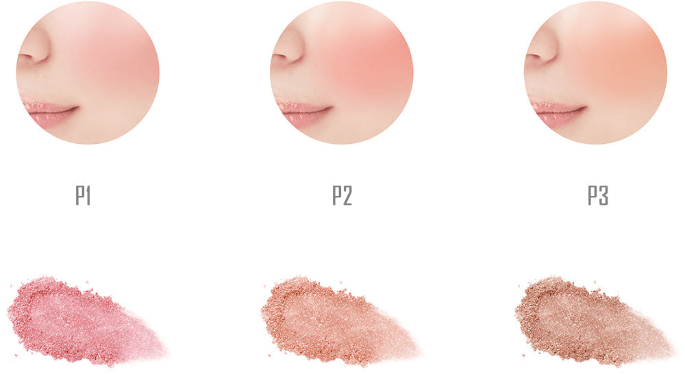 🇯🇵日本 CEZANNE Pearl Glow Cheek P1 P2 P3 セザンヌ グロウチーク