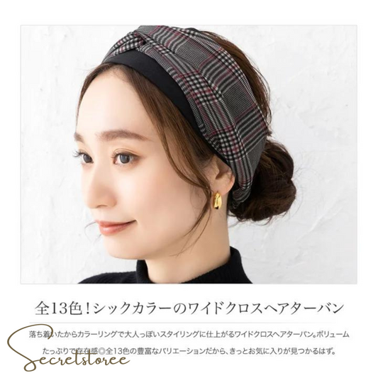 🇯🇵Japanese Super Wide Noble Texture Headband (Multiple Colors) Headband★Product Code🔎 SS-jra04835