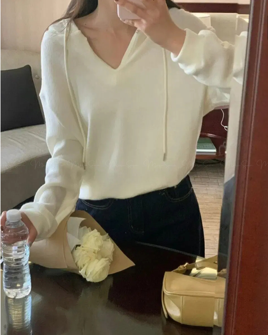 🇰🇷KOREA ♥ 安哥拉羊毛混紡連帽衫(2色)🔎 ɪᴛᴇᴍ ɴᴏ:SS-KSS96904371