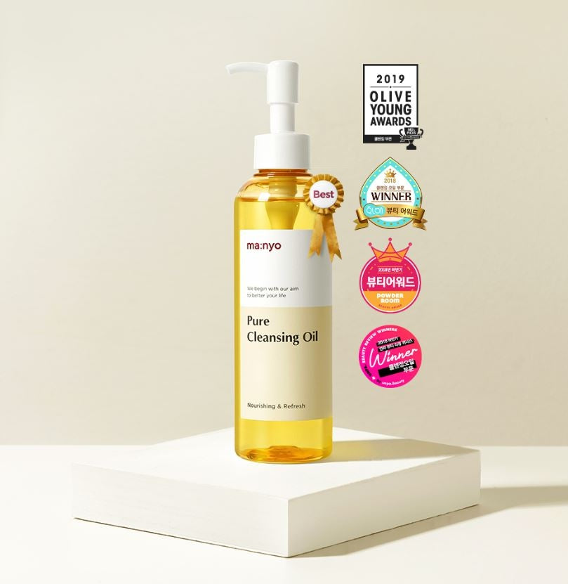 🇰🇷韓國 MAN:YO 韓國No.1 天然植物性溫和純淨深層毛孔潔淨卸妝油200ml Manyo Factory Pure Cleansing Oil 마녀공장 퓨어 클렌징 오일