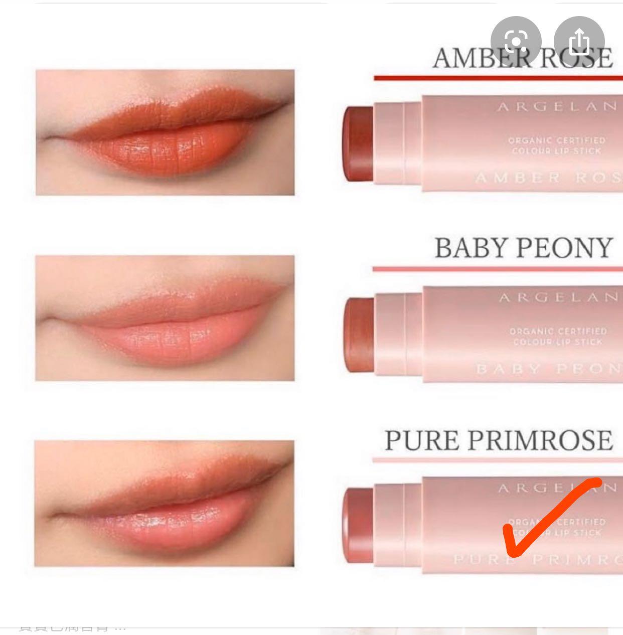 🇯🇵日本 ARGELAN OIL LIP STICK 純有機植物油保濕潤唇膏 アルジェラン カラーリップ 可以吃的潤唇膏