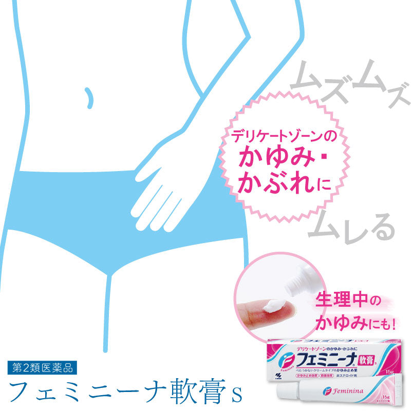 🇯🇵日本|針對女性私處等部位的搔癢|小林 Feminina 女士用私處護理軟膏/凝膠 (15g)/(30g) KOBAYASHI Feminina Cream/gel フェミニーナジェル / 軟膏S
