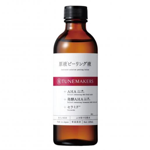 🇯🇵日本|收毛孔去黑頭暗沈色斑|Tunemakers AHA收毛孔對策水 化妝水 Undiluted Solution Peeling Lotion 原液ピーリング液 120ml