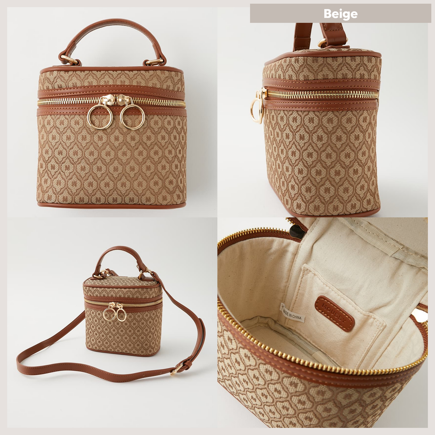 🇯🇵日本|復古感十足|MOUSSY MONOGRAM VANITY 水桶袋 モノグラム バニティーバッグ バッグ