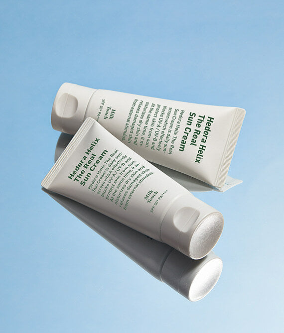 🇰🇷韓國|敏感肌適用,水潤不厚重|MILK TOUCH Hedera Helix The Real Sun Cream 常春藤保濕溫和真水感防曬霜PF50+PA++++ (50ml) 밀크터치서양송악 더 리얼 선크림