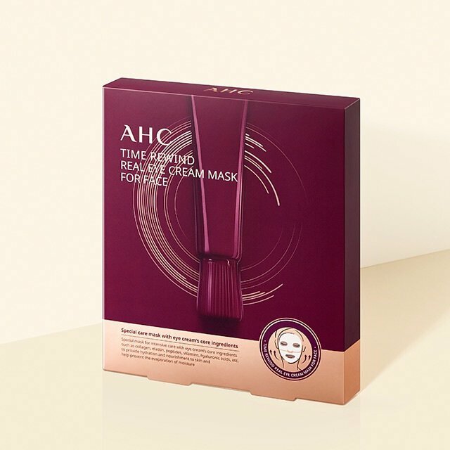 🇰🇷韓國 | AHC 全效膠原蛋白眼霜抗皺頸膜 AHC TIME REWIND REAL EYE CREAM MASK FOR NECK 리얼 아이크림 마스크 포 넥