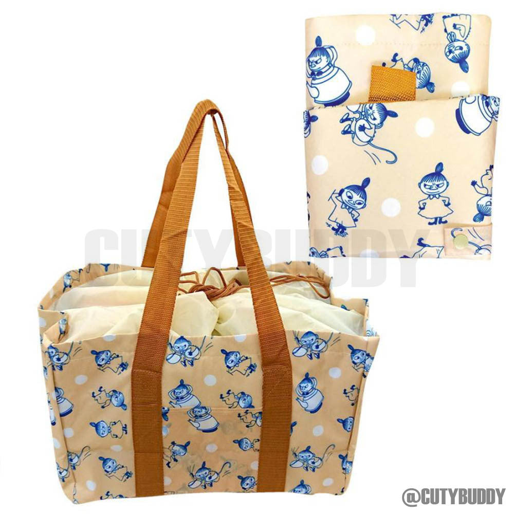 🇯🇵Japan Ami Large Size Foldable Cooling Bag KeepCool Regikago Bag MOOMIN