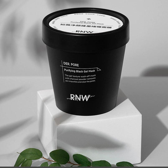 🇰🇷Korean RNW DER. PORE Refining Black Mask | Pore Cleansing Machine | Pore Purifying Black Charcoal Jelly Mask