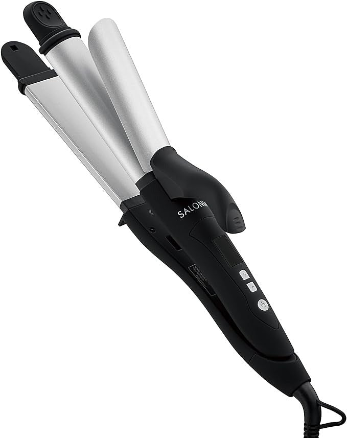 🇯🇵Japan SALONIA 2 Way Straight & Curl Iron 2-use hair stick サロニアストレートカール2WAYヘアアイロン 32mm