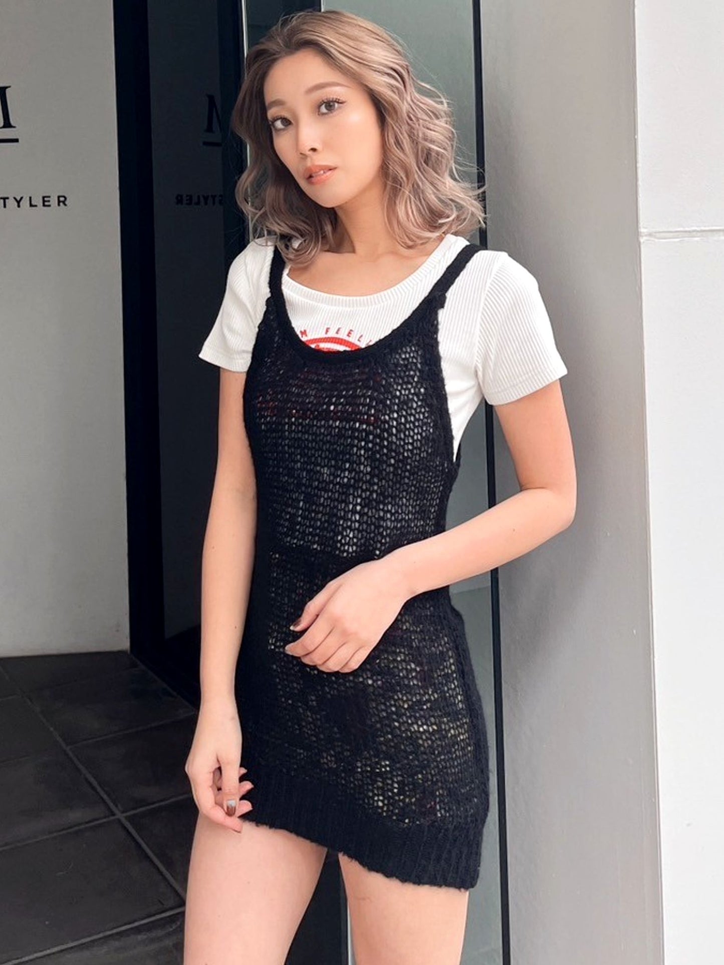 (50%off)🇯🇵 JAPAN ♥ Mohair Camisole Tunic outer Tops 馬海毛吊帶背心式外罩上衣 (2色) jr6471