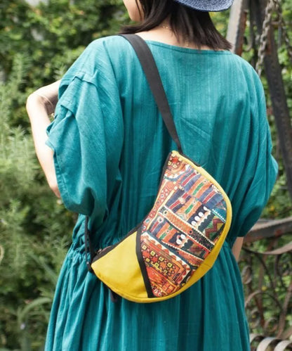 🇯🇵Japan｜Ethnic embroidery crescent side backpack 
◇ Japan Back slit ribbon sheer shirt 🔎 ɪᴛᴇᴍ ɴᴏ.： SS-jr445246 