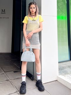 (50%off)🇯🇵 JAPAN ♥ Mohair Camisole Tunic outer Tops 馬海毛吊帶背心式外罩上衣 (2色) jr6471