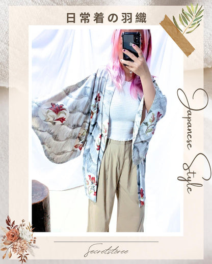 🇯🇵JAPAN Vintage ♡ Clothes(Haori/Kimono/Yukata)｜ 🇯🇵日本古著 ♡ 伝統百搭衣服💮(👘羽織/和服/浴衣)｜🔎 SS-vin036