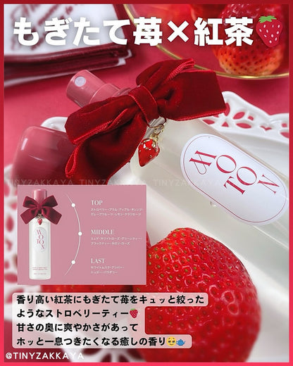 🇯🇵日本 ♥ MOTON Body & Hair Mist
(SWEET BERRY TEA) 頭髮及身體噴霧 80ml \ 🍓草莓紅茶清甜香氛把你包圍🤗 /