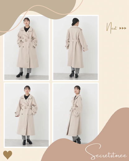 🇯🇵Japan｜2Way Slim Long Coat SS-E1M34L2Z0100 