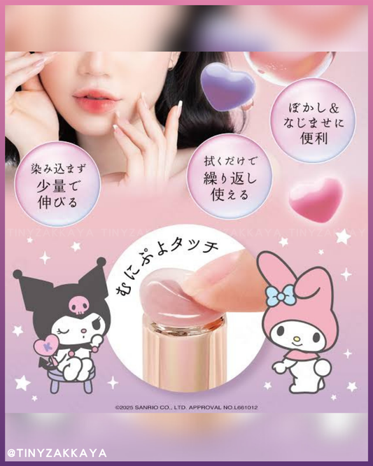 🇯🇵日本 ♥ SANRIO限定 x SHOBIDO Silicone Makeup Brush 矽膠化妝刷 (2支套裝) My Melody & Kuromi