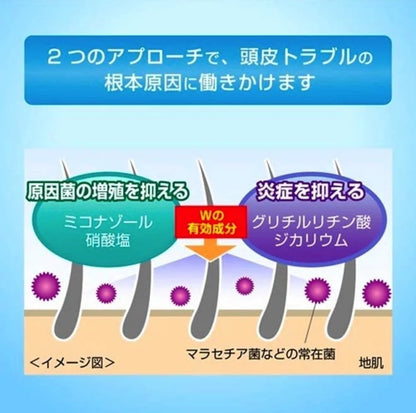 🇯🇵Japan♥ Mentholatum Medi Quick H Improves Dry Scalp Moisturizing Soothing Lotion (No Rinse) 120ml ROHTO Mentholatum Medi Quick H Dry Scalp Lotion メディクイックH 頭皮しっとりローション