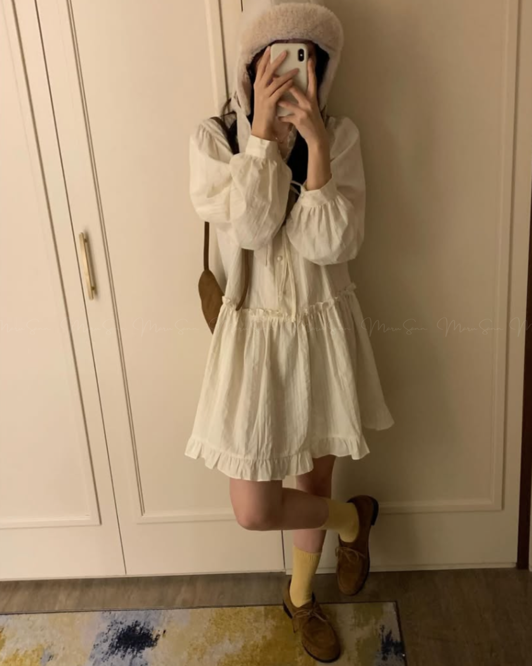 🇰🇷KOREA 
♥ 仙女感滿滿棉麻連身裙（2色入） SS-KSS99182518